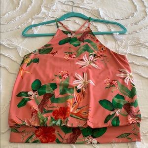 Express tropical tank top